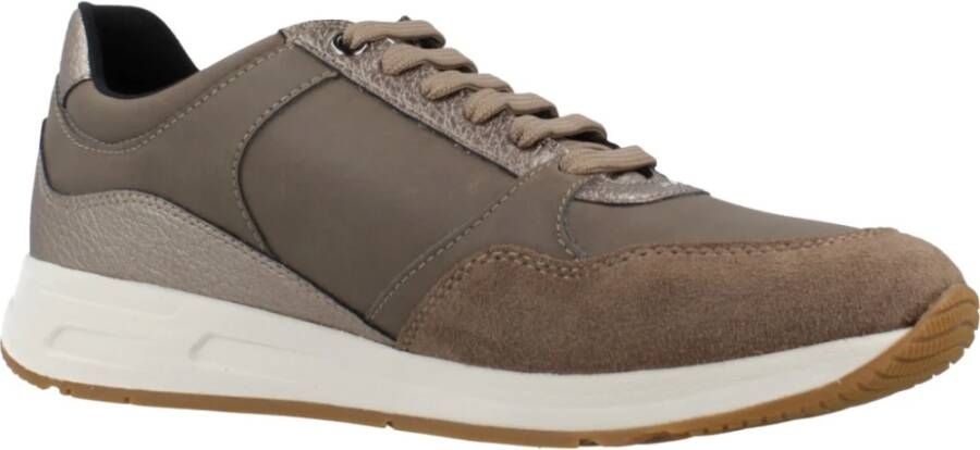 Geox Stijlvolle Sneakers voor dagelijks gebruik Brown Dames