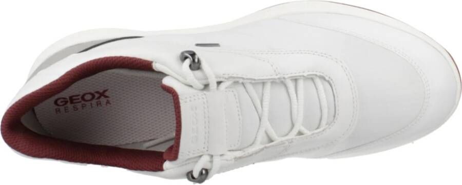 Geox Stijlvolle Sneakers voor dagelijks gebruik White Dames