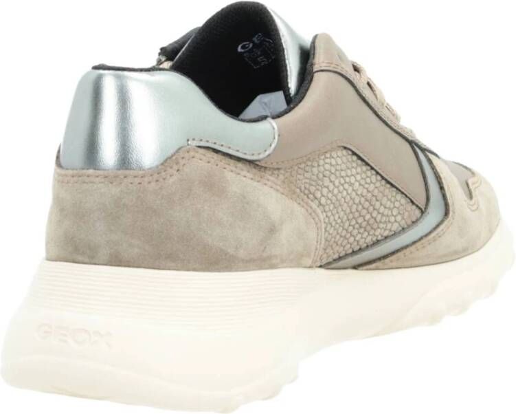 Geox Stijlvolle Sneakers voor Mannen en Vrouwen Beige Dames