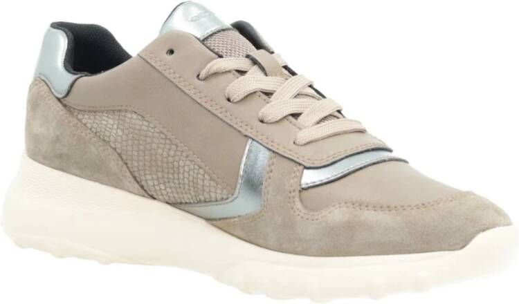 Geox Stijlvolle Sneakers voor Mannen en Vrouwen Beige Dames