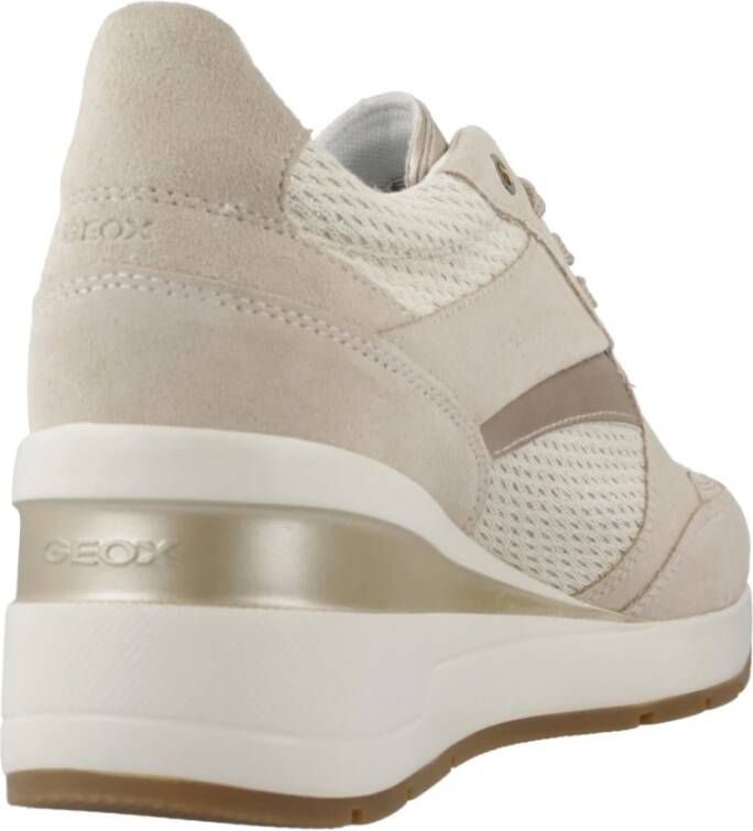 Geox Stijlvolle Sneakers voor Mannen en Vrouwen Beige Dames