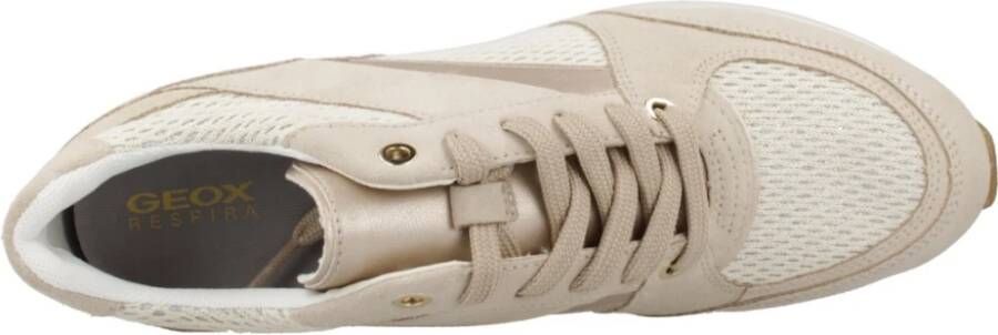 Geox Stijlvolle Sneakers voor Mannen en Vrouwen Beige Dames