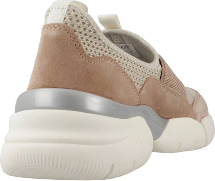 Geox Stijlvolle Sneakers voor Mannen en Vrouwen Beige Dames