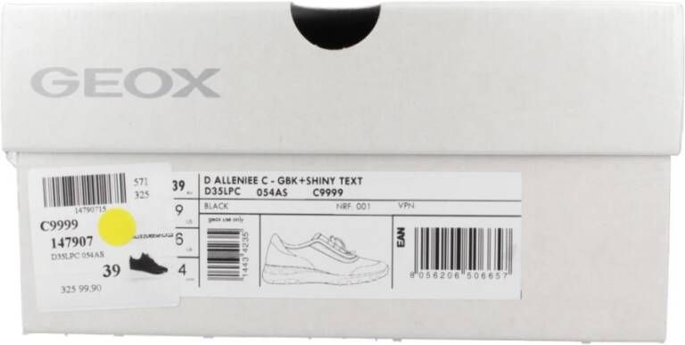 Geox Stijlvolle Sneakers voor Mannen en Vrouwen Black Dames