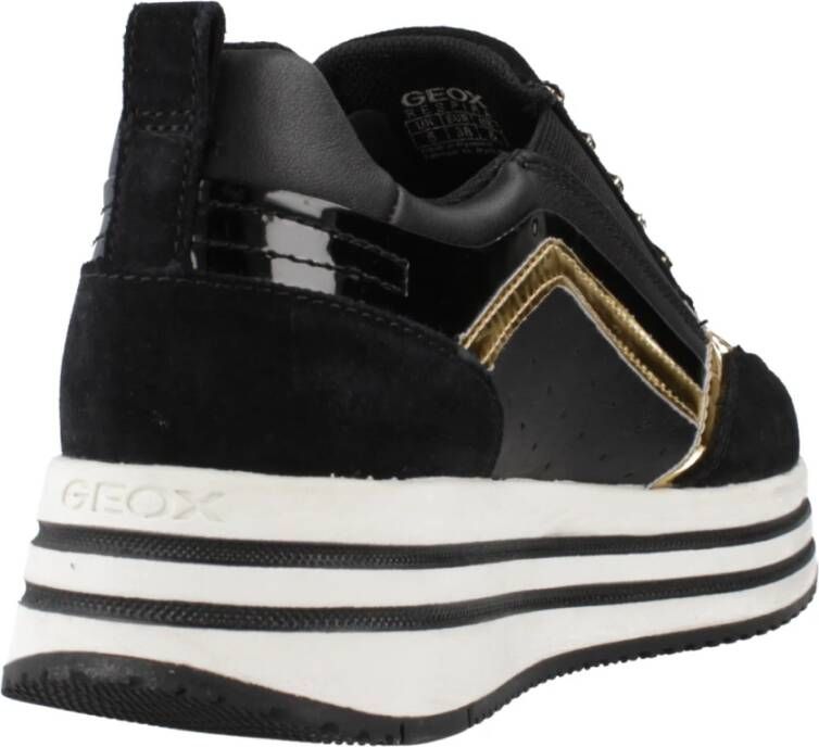 Geox Stijlvolle Sneakers voor Mannen en Vrouwen Black Dames