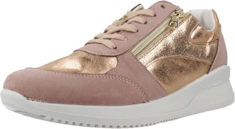 Geox Stijlvolle Sneakers voor Mannen en Vrouwen Pink Dames