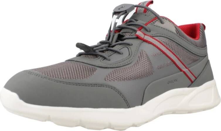 Geox Stijlvolle Sneakers voor Mannen Gray Heren