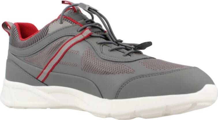 Geox Stijlvolle Sneakers voor Mannen Gray Heren