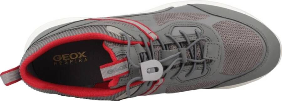 Geox Stijlvolle Sneakers voor Mannen Gray Heren