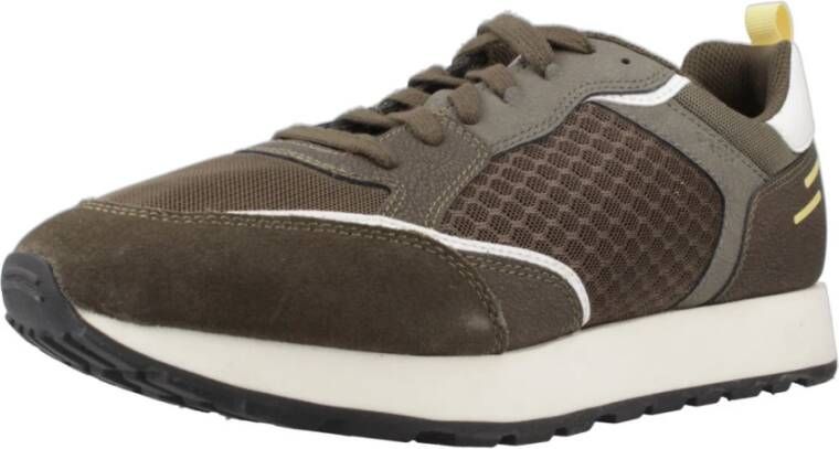 Geox Stijlvolle Sneakers voor Mannen Green Heren