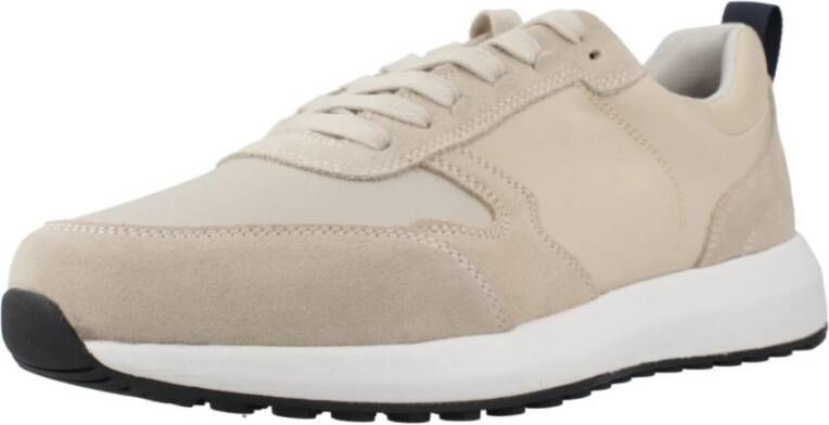 Geox Stijlvolle Sneakers voor Stadsleven Beige Heren