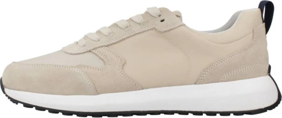 Geox Stijlvolle Sneakers voor Stadsleven Beige Heren