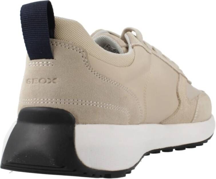 Geox Stijlvolle Sneakers voor Stadsleven Beige Heren