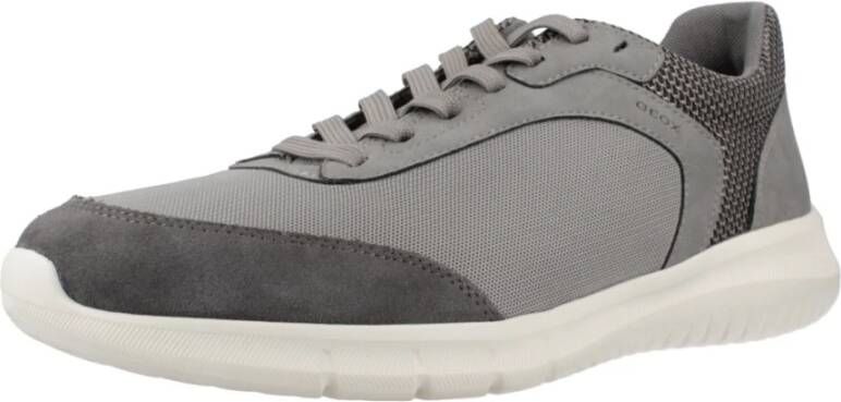 Geox Stijlvolle Sneakers voor Stadsleven Gray Heren