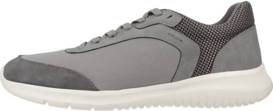 Geox Stijlvolle Sneakers voor Stadsleven Gray Heren