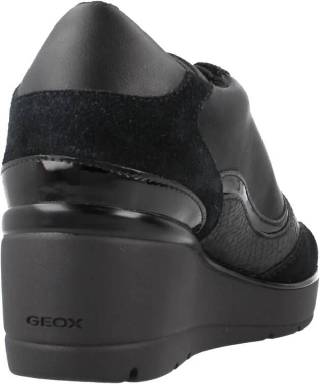 Geox Stijlvolle Sneakers voor Stedelijke Mode Black Dames