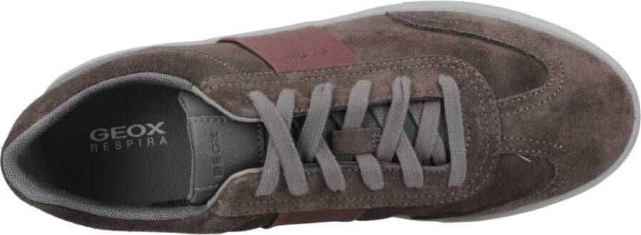 Geox Stijlvolle Urban Sneakers voor Mannen Brown Heren