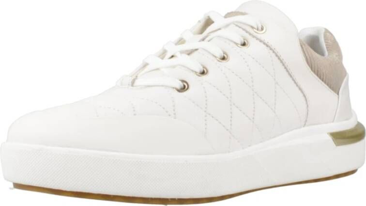 Geox Stijlvolle Sneakers voor Vrouwen White Dames