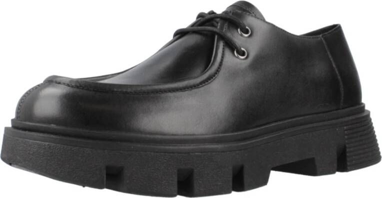 Geox Stijlvolle Vilde Veterschoenen Black Dames