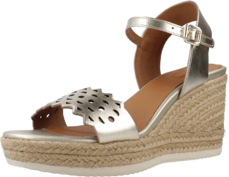 Geox Stijlvolle Wedges met Ponza Design Yellow Dames