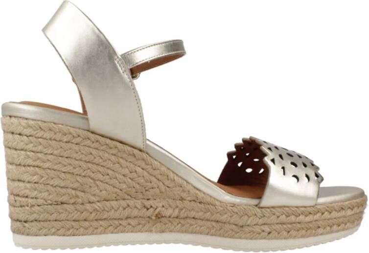 Geox Stijlvolle Wedges met Ponza Design Yellow Dames