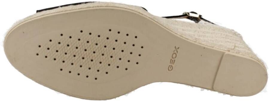 Geox Stijlvolle Wedges voor Vrouwen Black Dames