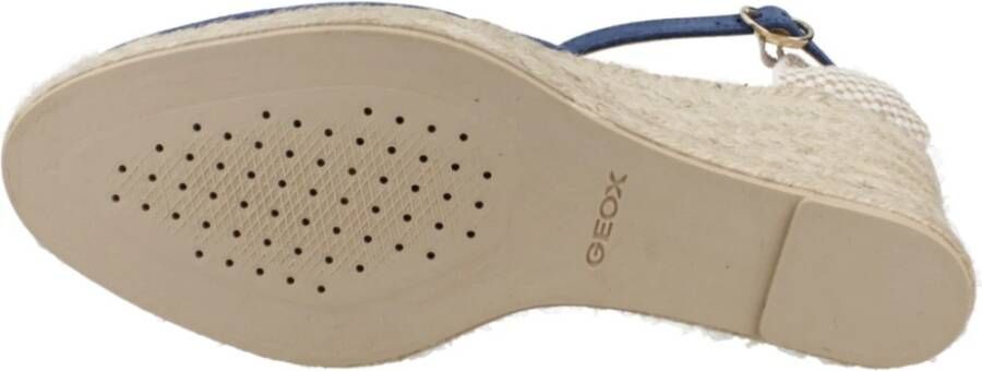 Geox Stijlvolle Wedges voor Vrouwen Blue Dames