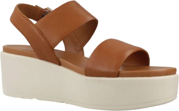 Geox Stijlvolle Wedges voor Vrouwen Brown Dames