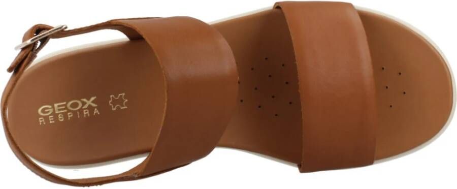 Geox Stijlvolle Wedges voor Vrouwen Brown Dames