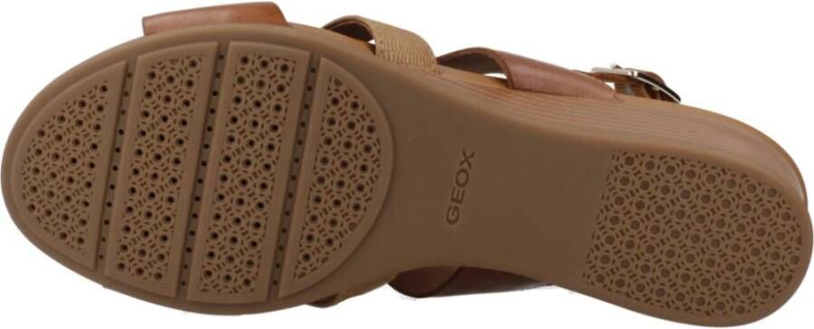 Geox Stijlvolle Wedges voor Vrouwen Brown Dames