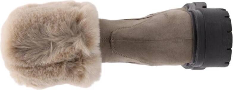 Geox Stijlvolle Winterlaarzen voor Vrouwen Beige Dames