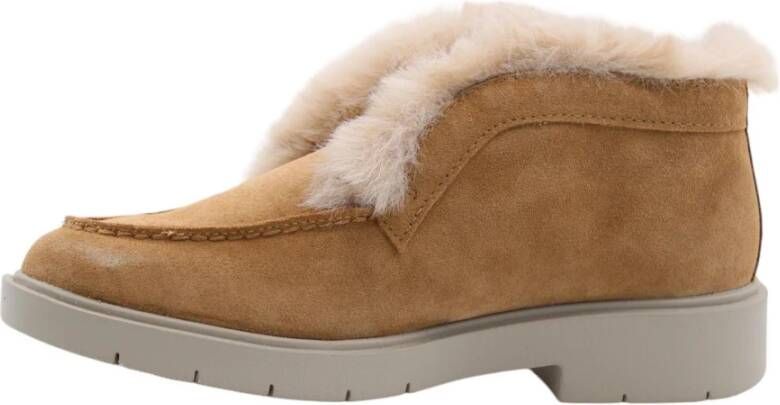 Geox Stijlvolle Winterlaarzen voor Vrouwen Beige Dames