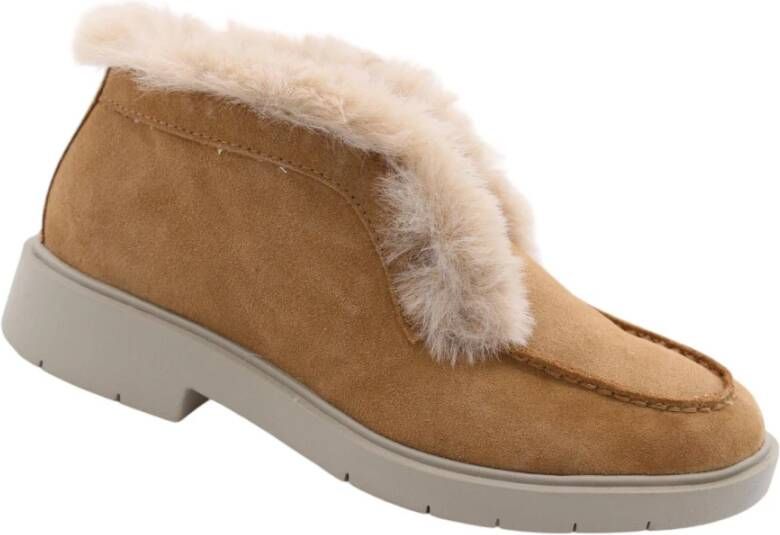 Geox Stijlvolle Winterlaarzen voor Vrouwen Beige Dames