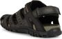 Geox Heren Platte Sandalen voor Casual Gelegenheden Black Heren - Thumbnail 11