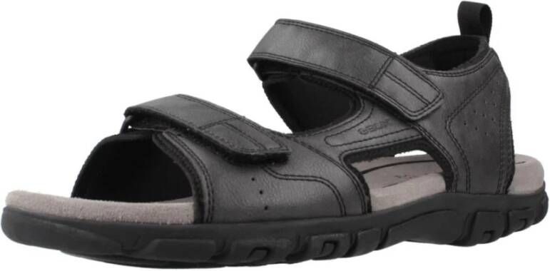 Geox Strada Sandalen Black Heren