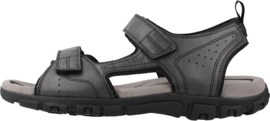 Geox Strada Sandalen Black Heren