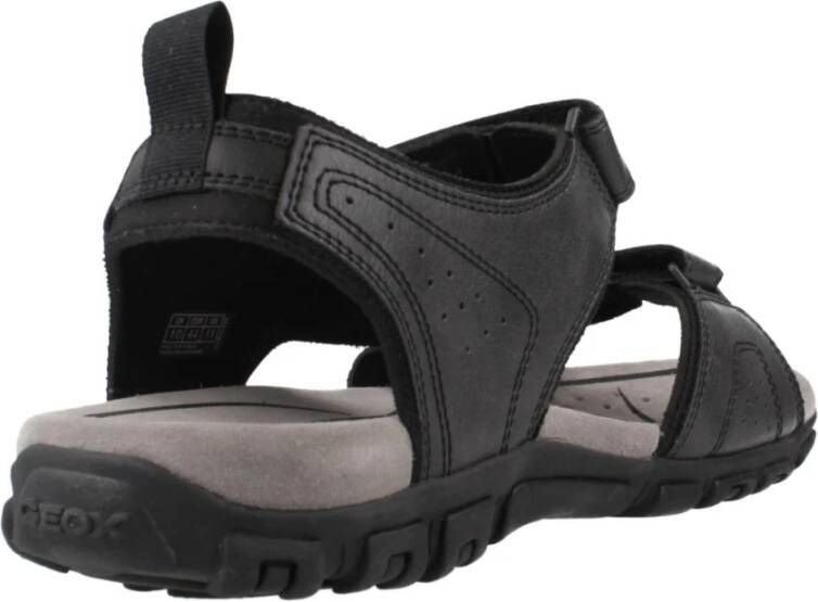 Geox Strada Sandalen Black Heren