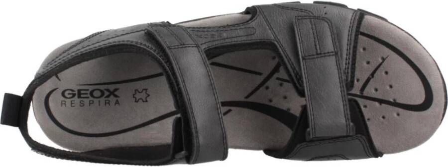 Geox Strada Sandalen Black Heren