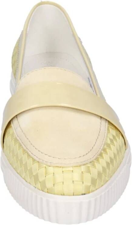 Geox Suede Loafers voor Vrouwen Yellow Dames