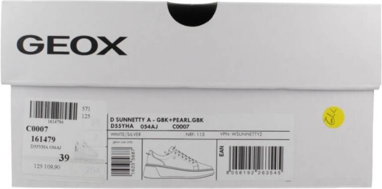 Geox Sunnetty Sneakers White Dames