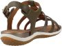 Geox Vega Platte Sandalen Green Dames - Thumbnail 3