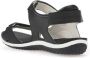 Geox Zwarte platte sandalen voor vrouwen Black Dames - Thumbnail 12