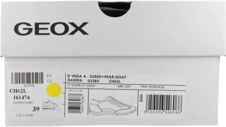 Geox Vega Sneakers voor Vrouwen Beige Dames