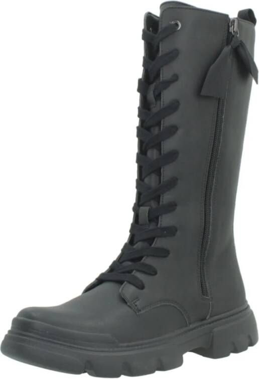 Geox Veterschoenen Junette Girl Stijl Black Dames