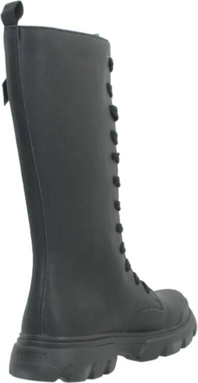 Geox Veterschoenen Junette Girl Stijl Black Dames