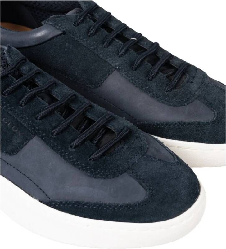 Geox Vetersneakers met ronde neus Blauw Heren