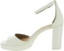 Geox Witte leren jurksandalen White Dames - Thumbnail 5