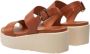 Geox Wig Sandalen Brown Dames - Thumbnail 4