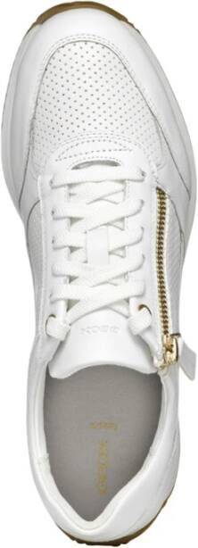 Geox Witte Casual Synthetische Sneakers White Dames