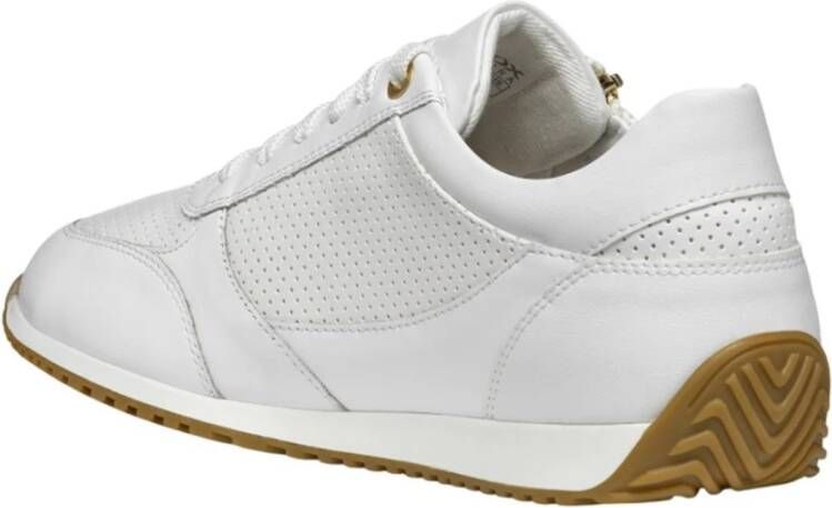 Geox Witte Casual Synthetische Sneakers White Dames